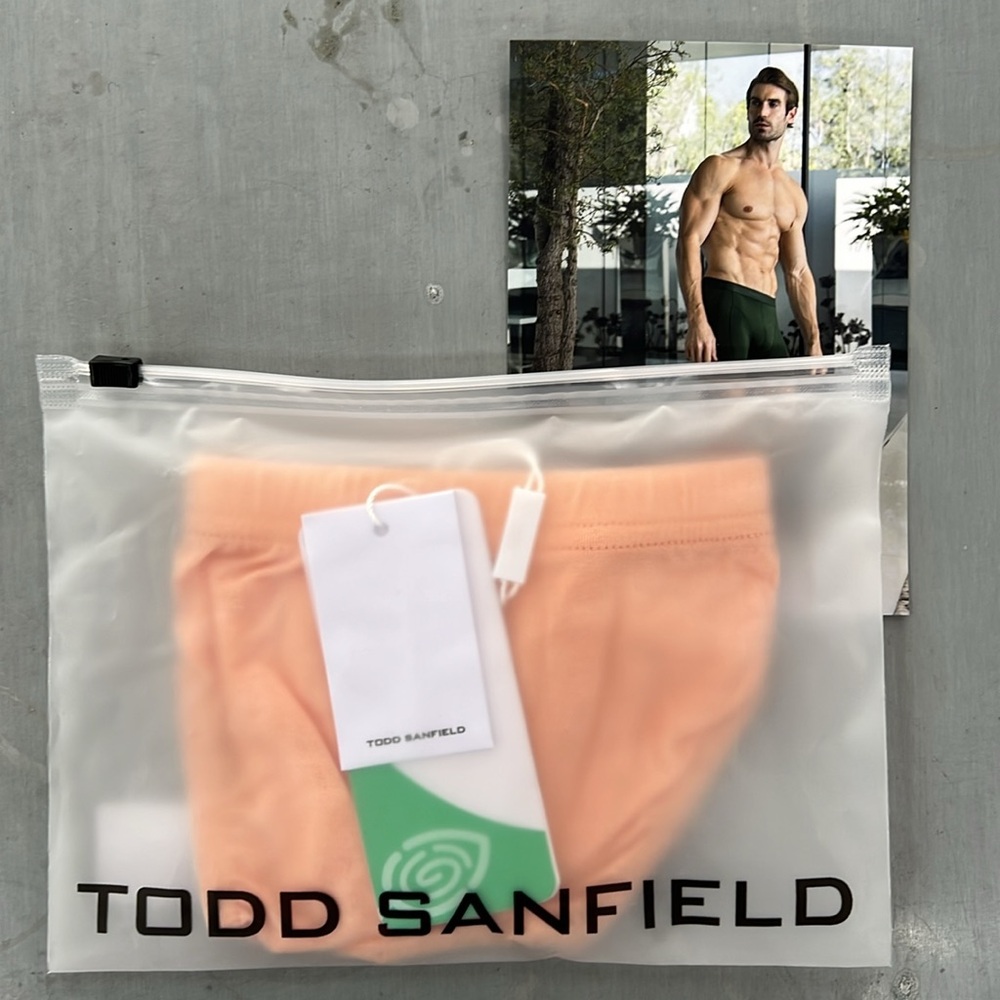 NWT Todd Sanfield men’s M bermuda platinum bikini brief - Picture 2 of 3